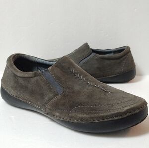 Vionic Women's Addison Orthaheel Slip-on Suede Leather Shoes Size 9